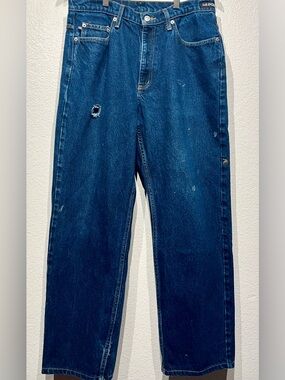 Vintage Y2K Ralph Lauren Dark Blue Baggy Jeans - Size 32x32 (Men’s)
